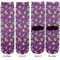 Pinata Birthday Adult Crew Socks - Double Pair - Front and Back - Apvl