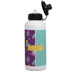 Pinata Birthday Water Bottles - Aluminum - 20 oz - White (Personalized)