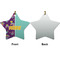 Pinata Birthday Ceramic Flat Ornament - Star Front & Back (APPROVAL)