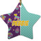 Pinata Birthday Ceramic Flat Ornament - Star (Front)