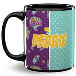 Pinata Birthday 11 Oz Coffee Mug - Black (Personalized)