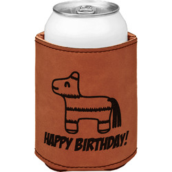 Pinata Birthday Leatherette Can Sleeve - Double Sided (Personalized)