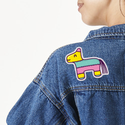 Pinata Birthday Twill Iron On Patch - Custom Shape