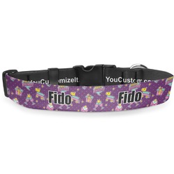 Pinata Birthday Deluxe Dog Collar - Medium (11.5" to 17.5") (Personalized)