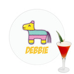 Pinata Birthday Printed Drink Topper -  2.5" (Personalized)