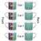 Pinata Birthday Espresso Cup - 6oz (Double Shot Set of 4) APPROVAL