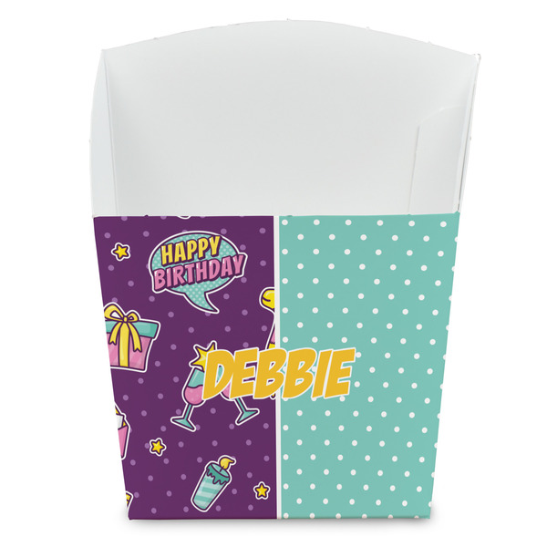 Custom Pinata Birthday French Fry Favor Boxes (Personalized)