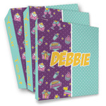 Pinata Birthday 3 Ring Binder - Full Wrap (Personalized)