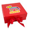 Pinata Birthday Gift Boxes with Magnetic Lid - Red - Front