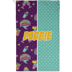 Pinata Birthday Golf Towel - Poly-Cotton Blend - Small w/ Name or Text