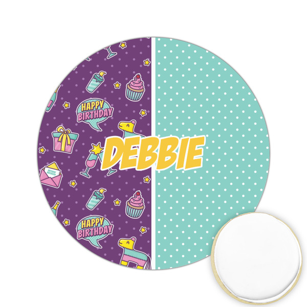 Custom Pinata Birthday Printed Cookie Topper - 2.15" (Personalized)
