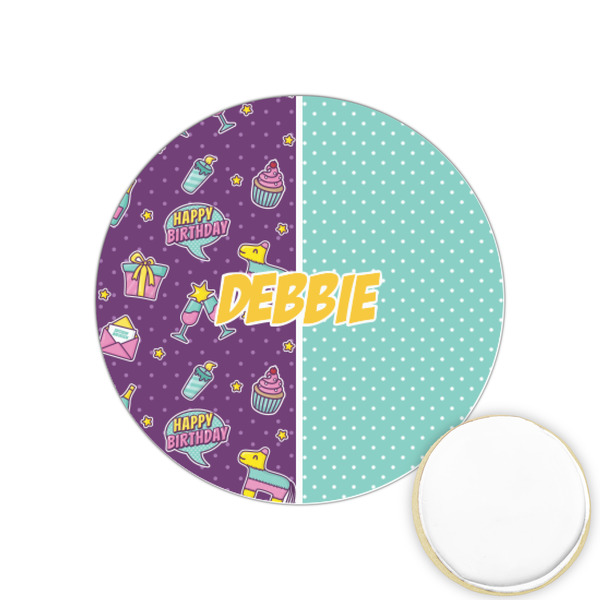 Custom Pinata Birthday Printed Cookie Topper - 1.25" (Personalized)