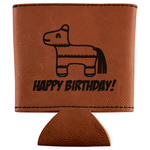 Pinata Birthday Leatherette Can Sleeve (Personalized)