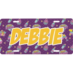 Pinata Birthday Front License Plate (Personalized)