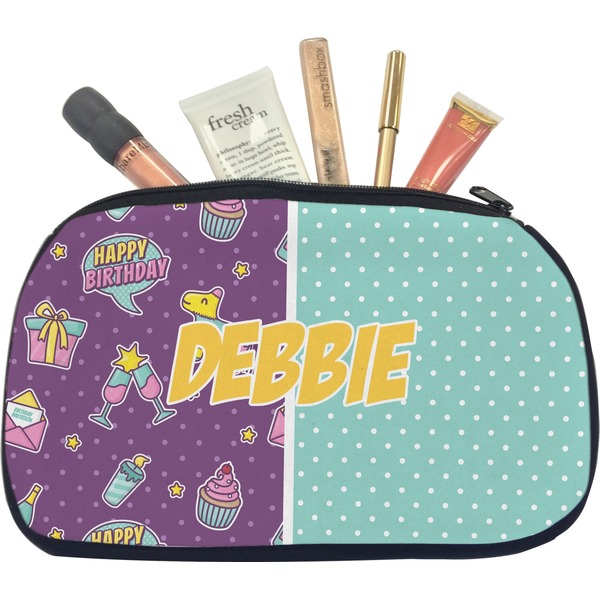 Custom Pinata Birthday Makeup / Cosmetic Bag - Medium (Personalized)