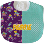 Pinata Birthday Velour Baby Bib w/ Name or Text