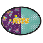 Pinata Birthday Iron On Oval Patch w/ Name or Text