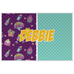 Pinata Birthday Laminated Placemat w/ Name or Text