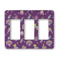 Pinata Birthday Rocker Style Light Switch Cover - Three Switch