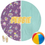 Pinata Birthday Round Beach Towel (Personalized)