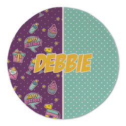 Pinata Birthday Round Linen Placemat (Personalized)