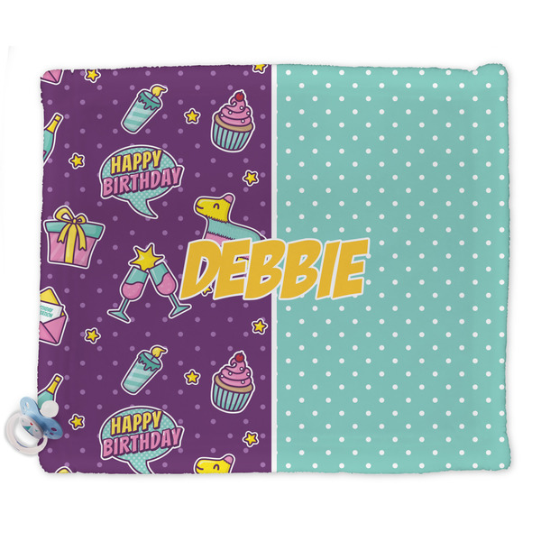 Custom Pinata Birthday Security Blankets - Double Sided (Personalized)