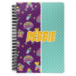 Pinata Birthday Spiral Notebook (Personalized)