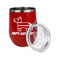 Pinata Birthday Stainless Wine Tumblers - Red - Single Sided - Alt View