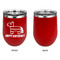 Pinata Birthday Stainless Wine Tumblers - Red - Single Sided - Approval