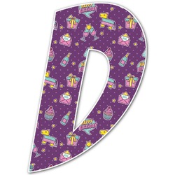 Pinata Birthday Letter Decal - Small (Personalized)