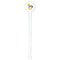 Pinata Birthday White Plastic 7" Stir Stick - Round - Single Stick