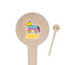 Pinata Birthday Wooden 4" Food Pick - Round - Closeup