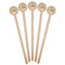 Pinata Birthday Wooden 7.5" Stir Stick - Round - Fan View