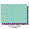 Pinata Birthday Wrapping Paper Sheet - Double Sided - Front