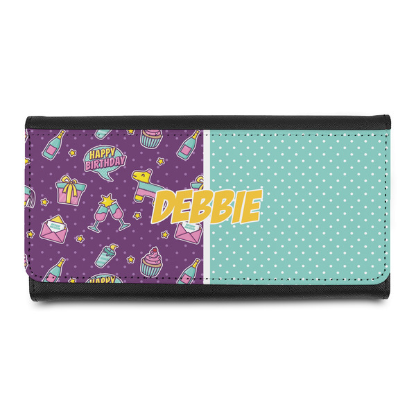 Custom Pinata Birthday Leatherette Ladies Wallet (Personalized)