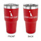 Animal Friend Birthday 30 oz Stainless Steel Ringneck Tumblers - Red - Double Sided - APPROVAL