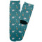 Animal Friend Birthday Adult Crew Socks - Single Pair - Front and Back