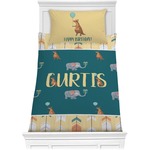 Animal Friend Birthday Comforter Set - Twin (Personalized)