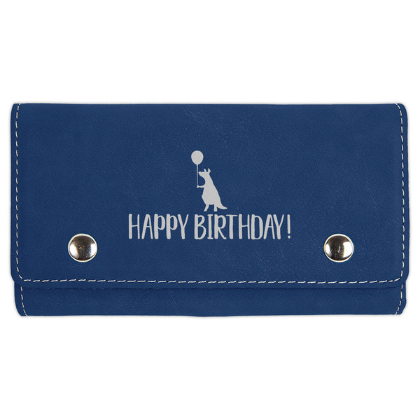 Custom Animal Friend Birthday Cards & Dice Set - Navy Blue (Personalized)