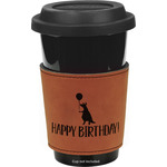 Animal Friend Birthday Leatherette Cup Sleeve - Double Sided (Personalized)