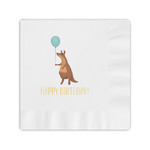 Animal Friend Birthday Coined Cocktail Napkins (Personalized)