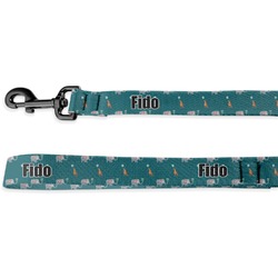Animal Friend Birthday Deluxe Dog Leash - 4 ft (Personalized)