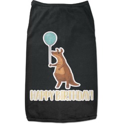 Animal Friend Birthday Black Pet Shirt - M (Personalized)