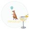 Animal Friend Birthday Drink Topper - XLarge - Single with Drink