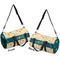 Animal Friend Birthday Duffle bag small front and back sides