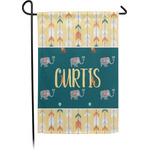 Animal Friend Birthday Small Garden Flag - Single Sided w/ Name or Text