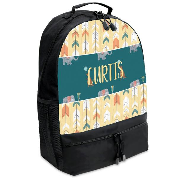 Custom Animal Friend Birthday Backpacks - Black (Personalized)