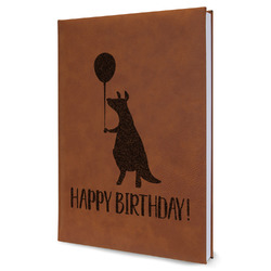 Animal Friend Birthday Leather Sketchbook (Personalized)