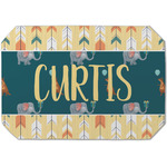 Animal Friend Birthday Dining Table Mat - Octagon (Single-Sided) w/ Name or Text