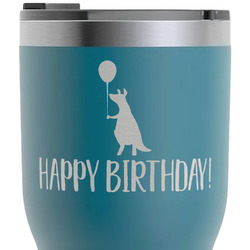 Animal Friend Birthday RTIC Tumbler - Dark Teal - Laser Engraved - Single-Sided (Personalized)